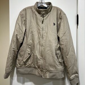 Tan Men’s Polo Jacket- M